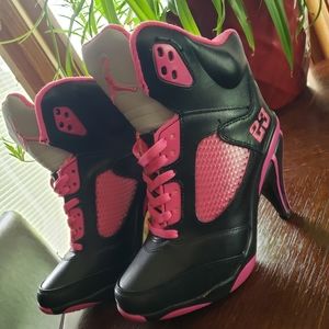 Womens Jordan High Heel Sneakers